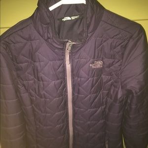 Purple north face jacket